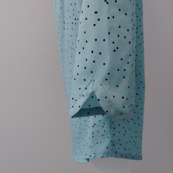 Croft & Barrow Polka Dot blouse size PS - Picture 10 of 10